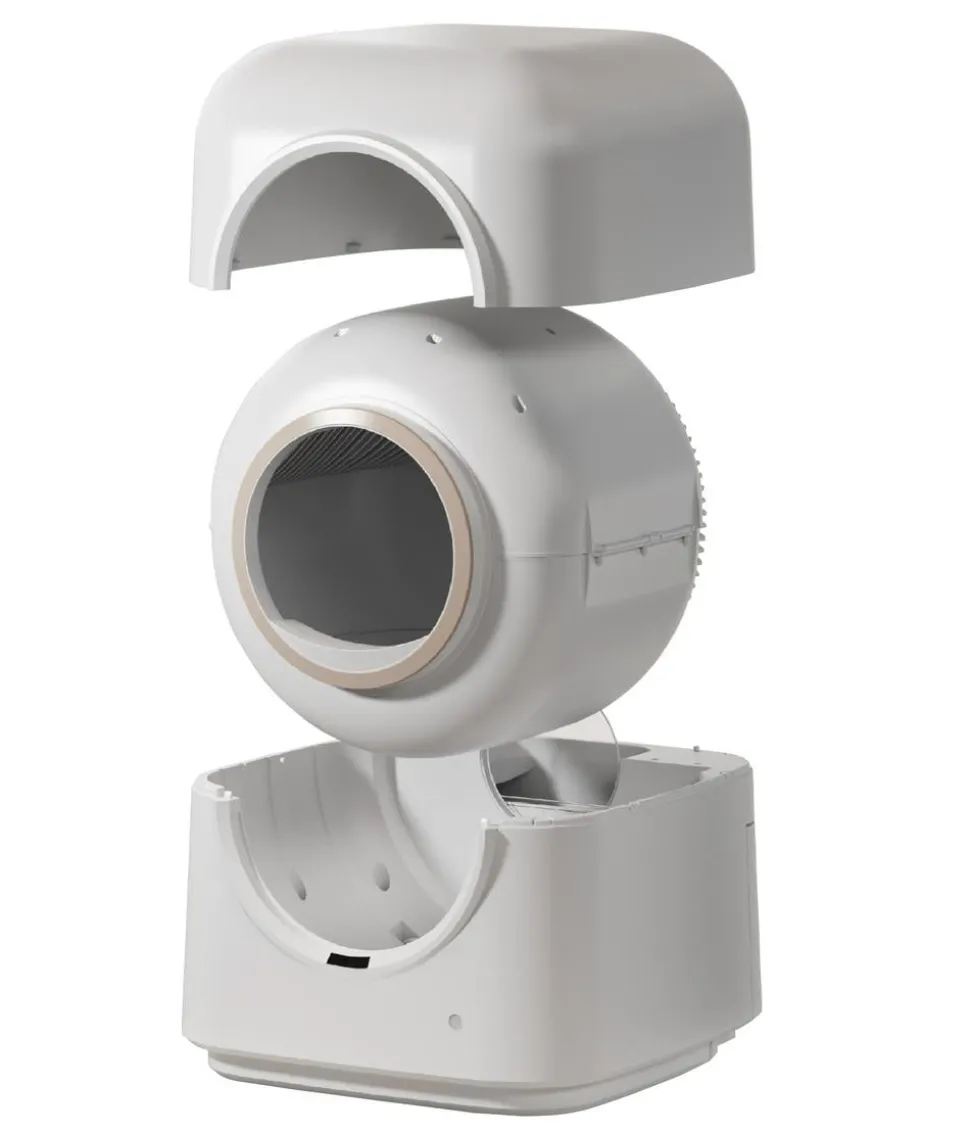 Dehner Lieblinge Selbstreinigende Katzentoilette Celeste, ca. B54,3/H59,5/T54,3 cm