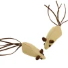 Dehner Lieblinge Spielmaus Natural, 2er-Set
