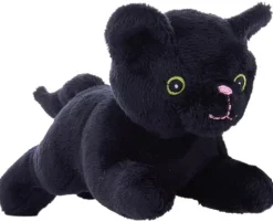 Dehner Lieblinge Stofftier Schwarze Katze, ca. B16/H12 cm