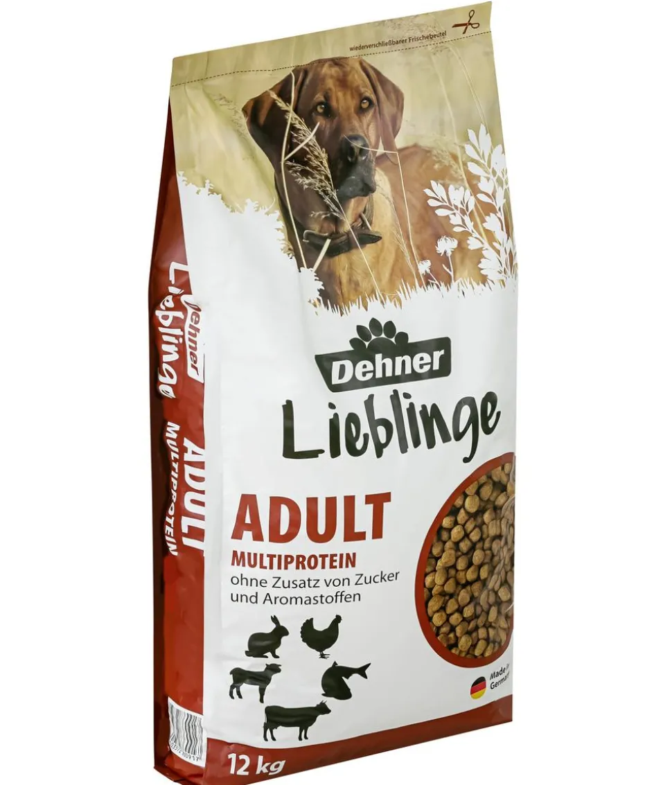 Dehner Lieblinge Trockenfutter für Hunde Multiprotein Adult