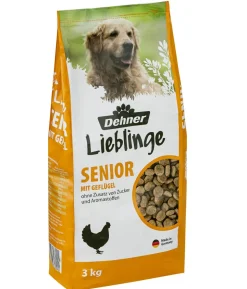 Dehner Lieblinge Trockenfutter für Hunde Senior, Geflügel