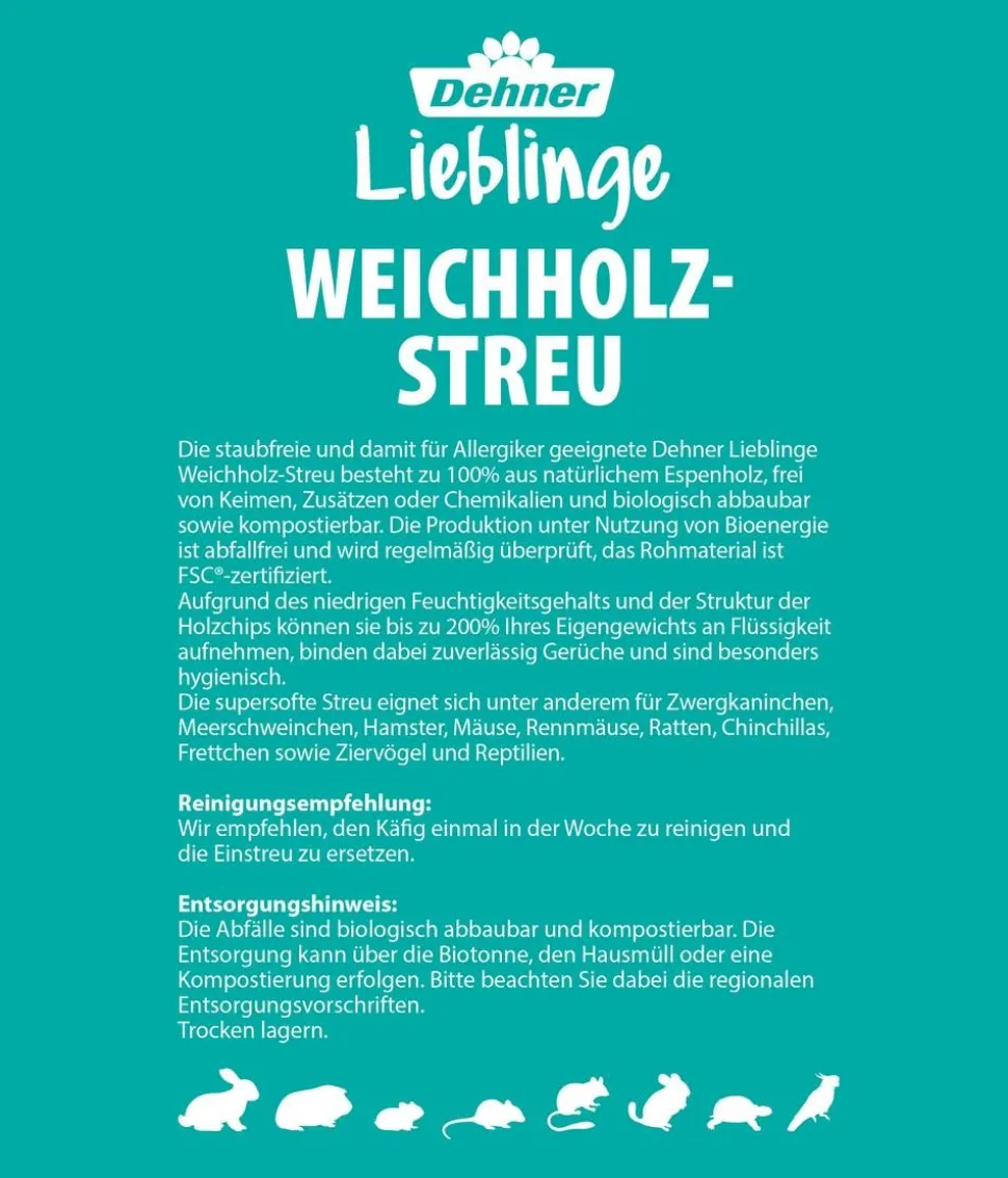 Dehner Lieblinge Weichholz-Streu