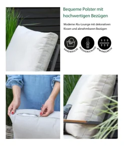 Dehner Lounge Milo, 4-teilig