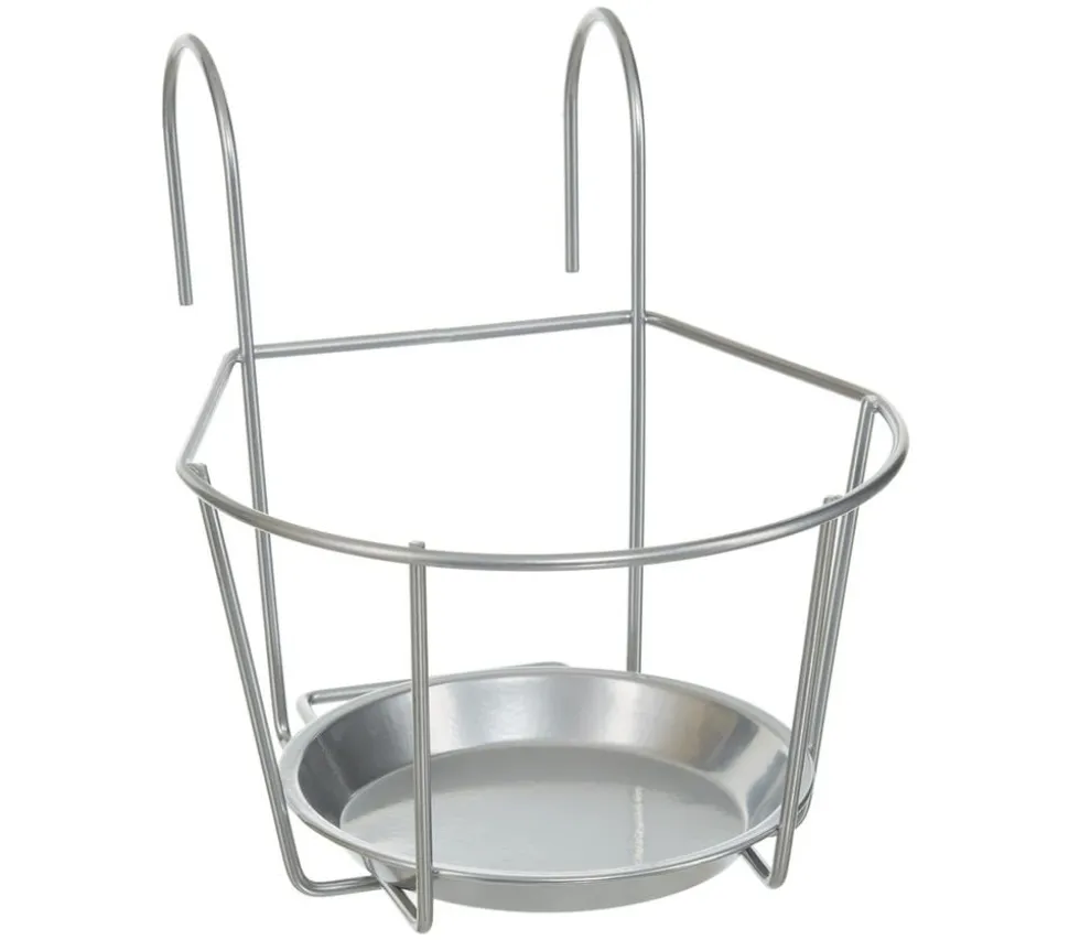 Dehner Metall-Balkonblumentopfhalter Banbury, ca. B21/H24/T22 cm
