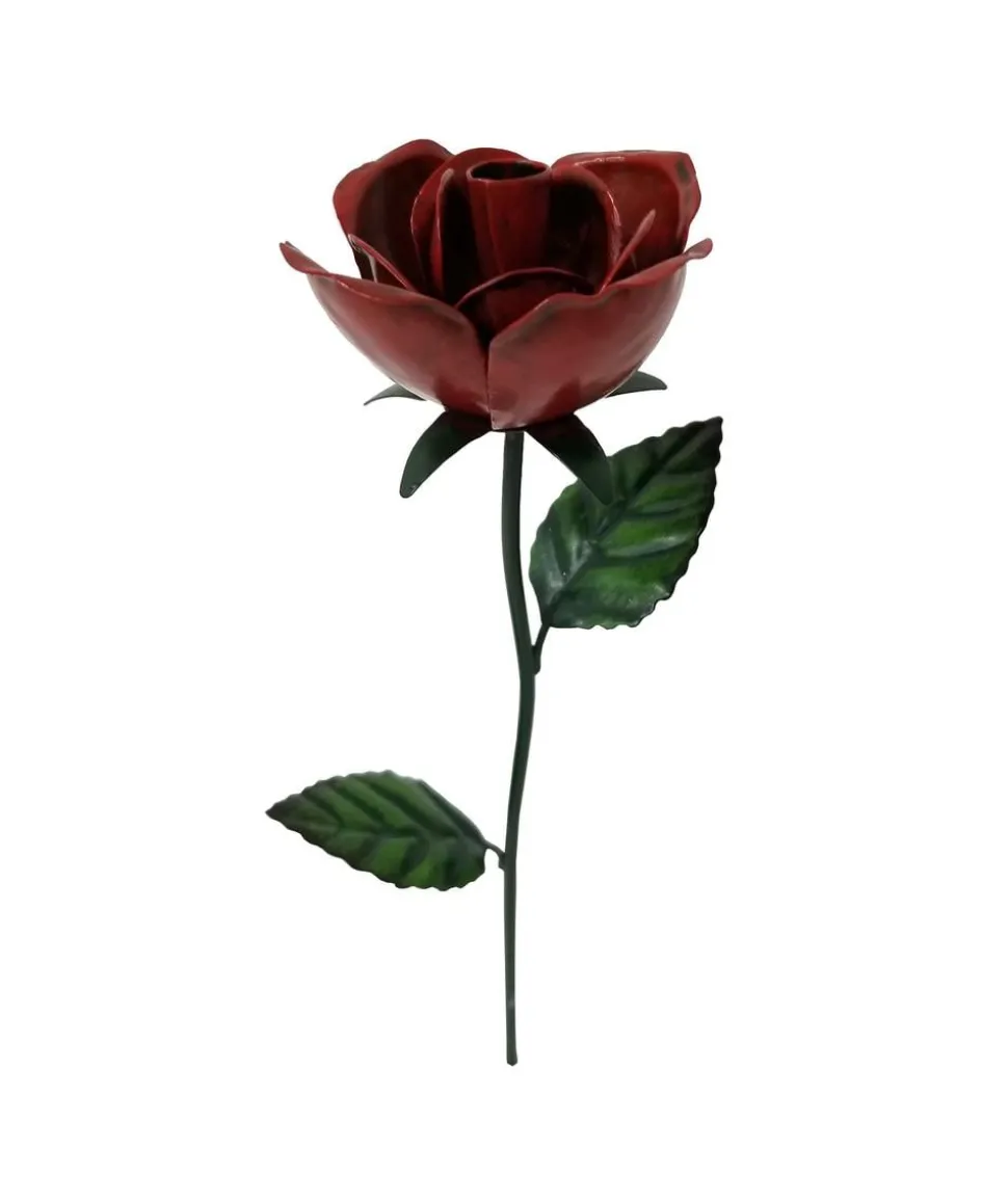 Dehner Metall-Dekostab Rose