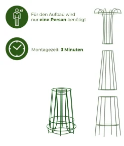 Dehner Metall-Obelisk Maxima