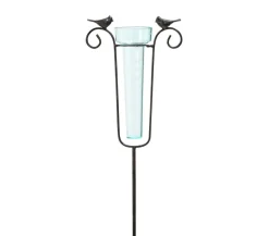Dehner Metall-Regenmesser Vögel Duo