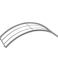 Dehner Metall-Rosenbogen Halbbogen, ca. B40/H70/T40 cm