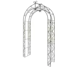 Dehner Metall-Rosenbogen Newport, ca. B134/H244/T38 cm