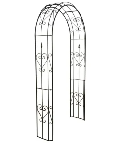 Dehner Metall-Rosenbogen Renata, ca. B120/H228/T38 cm