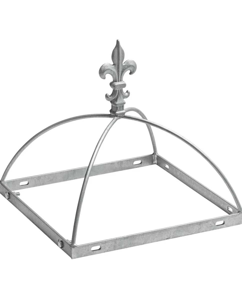 Dehner Metall-Rosenbogen Spitze, ca. B40/H45/T40 cm