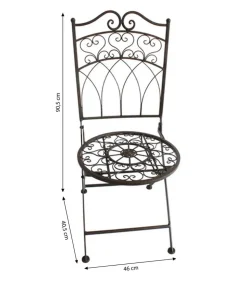 Dehner Metallstuhl Antik
