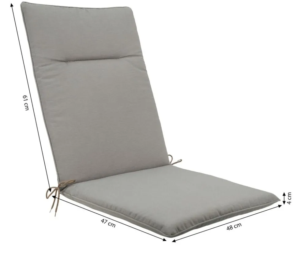 Dehner Mittellehnerauflage Veneto, ca. B48/H4/T108 cm