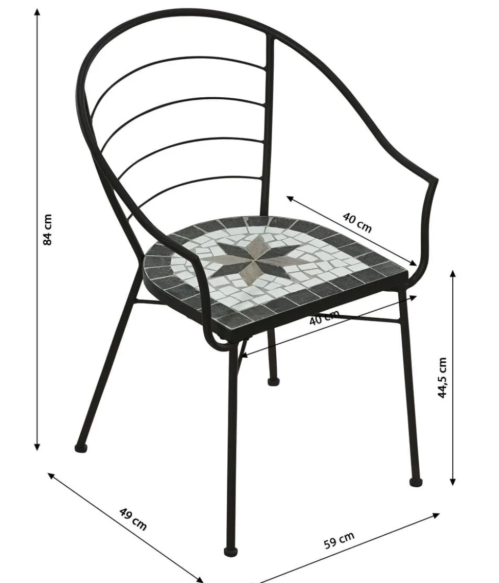 Dehner Mosaiksessel Diana