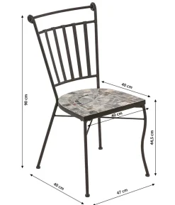Dehner Mosaikstuhl Grazia