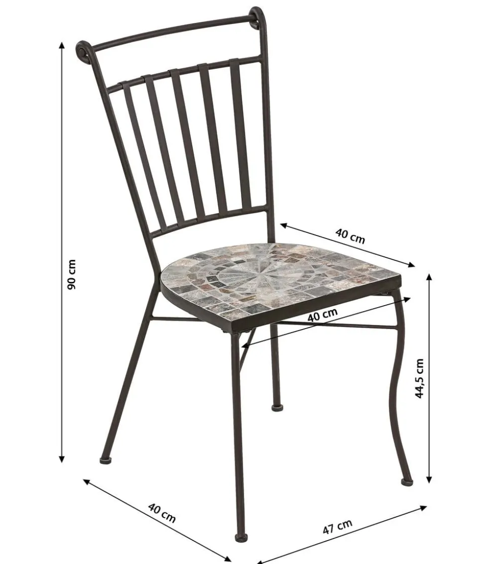 Dehner Mosaikstuhl Grazia