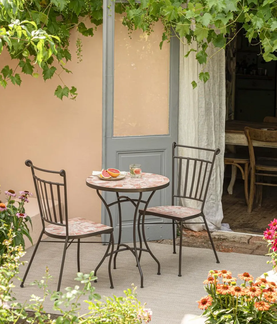 Dehner Mosaiktisch Chiara, terra-rosé