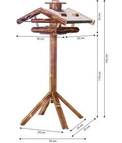 Dehner Natura Premium Futtersäule Maria, ca. Ø16,8/H27,3 cm