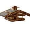 Dehner Natura Premium Futterhaus Wendelstein, geflammt, ca. B76/H32/T55 cm