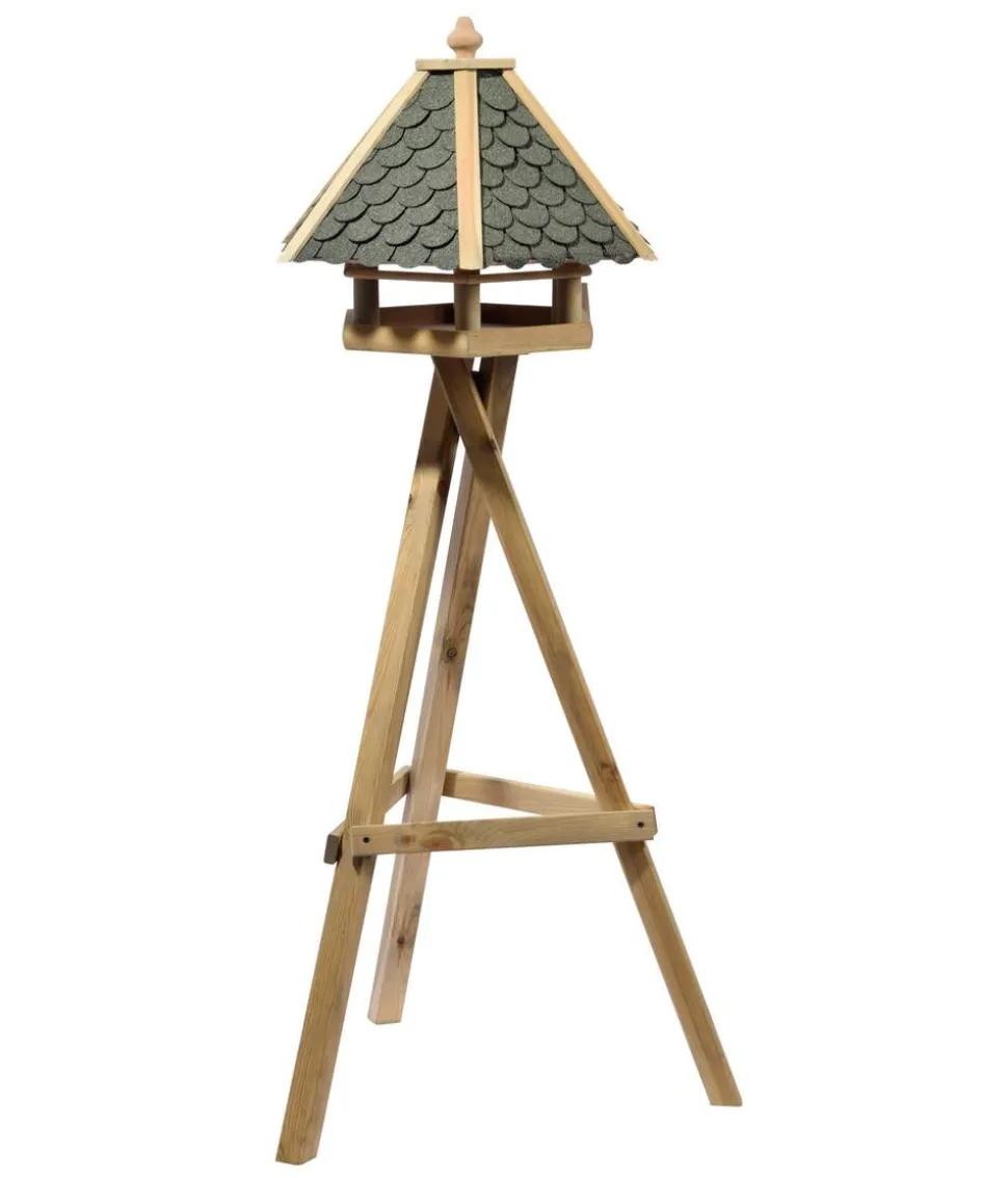 Dehner Natura Premium Futterhaus Achensee, inkl. Ständer Ellmau, ca. B68/H148/T62 cm