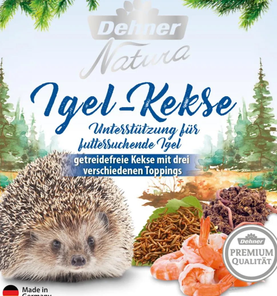 Dehner Natura Premium Igelfutter Igel-Keks Mix