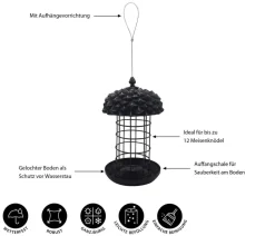 Dehner Natura Premium Meisenknödel-Säule Louise, ca. Ø18/H30 cm