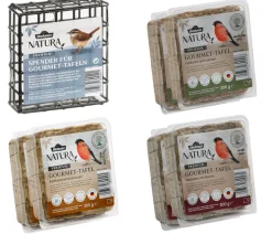 Dehner Natura Premium Spender für Futtertafeln mit Tafel-Mix, 7-teilig
