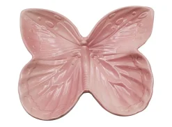 Dehner Natura Premium Vogeltränke Farfalla, rosa, ca. B25,5/H4,5/T20,5 cm