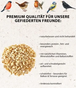 Dehner Natura Premium Wildvogelfutter Gehackte Erdnüsse