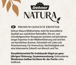 Dehner Natura Premium Wildvogelfutter Gehackte Erdnüsse