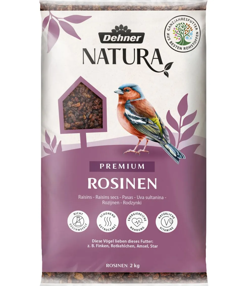 Dehner Natura Premium Wildvogelfutter Rosinen
