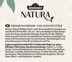 Dehner Natura Premium Wildvogel Körner- und Weichfutter