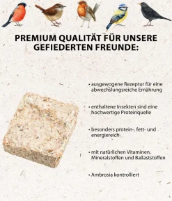 Dehner Natura Premium Wildvogelfutter-Set, Meisenknödel & Weichfutter, 2-teilig