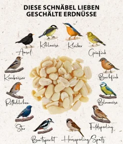 Dehner Natura Premium Wildvogelfutter Gourmet-Snackstange mit gehackten Erdnüssen