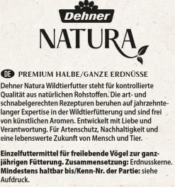 Dehner Natura Premium Wildvogelfutter Gourmet-Snackstange mit gehackten Erdnüssen
