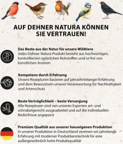 Dehner Natura Premium Wildvogelfutter Gehackte Erdnüsse