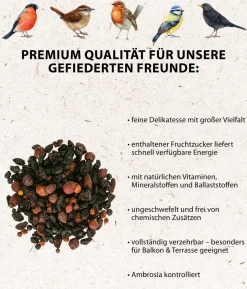 Dehner Natura Premium Wildvogelfutter Gehackte Erdnüsse