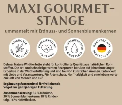 Dehner Natura Premium Wildvogelfutter Erdnuss-Aufstrich, 2 kg
