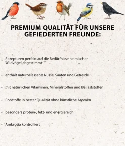 Dehner Natura Premium Wildvogelfutter Hanfsaat