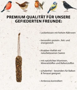 Dehner Natura Premium Wildvogelfutter Protein-Mix, 500 g