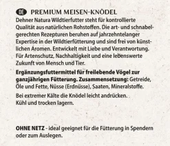 Dehner Natura Premium Wildvogelfutter Ganzjahresfutter Vitamin-Mix, 900 g