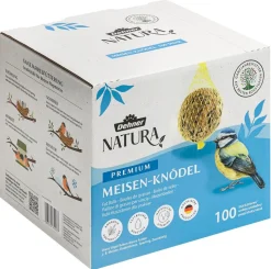 Dehner Natura Premium Wildvogelfutter Meisenknödel im Karton, mit Netz