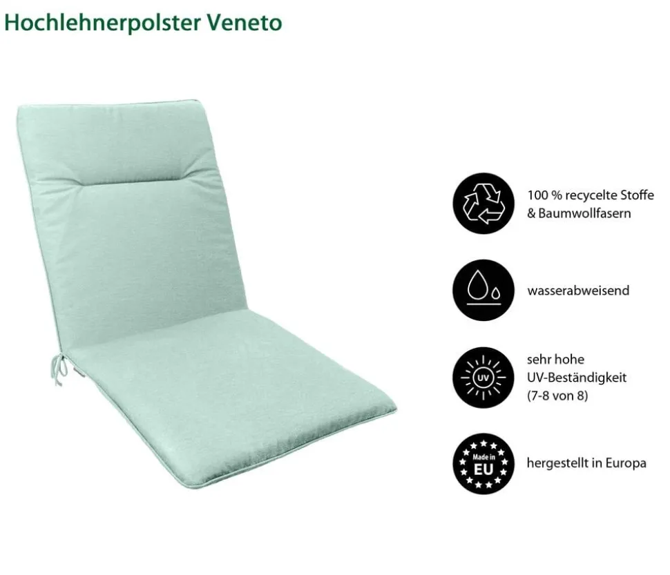 Dehner Niederlehnerauflage Veneto, ca. B48/H4/T97 cm