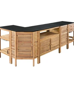 Dehner Outdoor-Küche Eckregal Southampton, ca. B50/H90/T50 cm