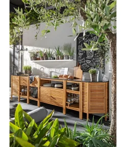 Dehner Outdoor-Küche Regal Southampton, ca. B50/H90/T50 cm