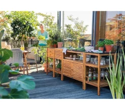 Dehner Outdoor-Küche Spülschrank Southampton, ca. B52,5/H90/T50 cm