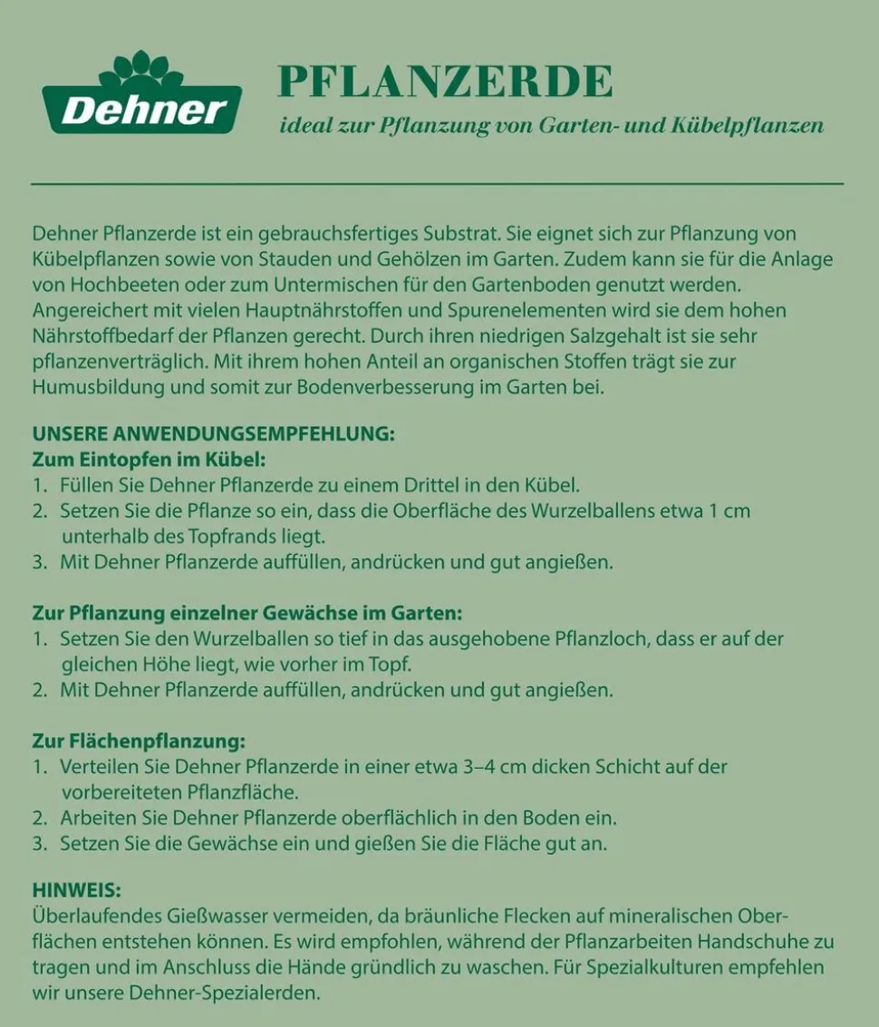 Dehner Pflanzerde, 48 x 40 Liter