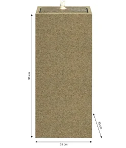 Dehner Polyethylen-Solarbrunnen Glonn, ca. H90 cm