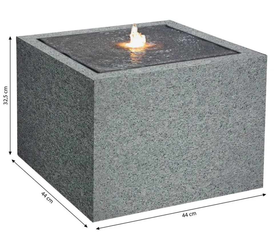 Dehner Polyethylen-Solarbrunnen Biala, ca. H32,5 cm