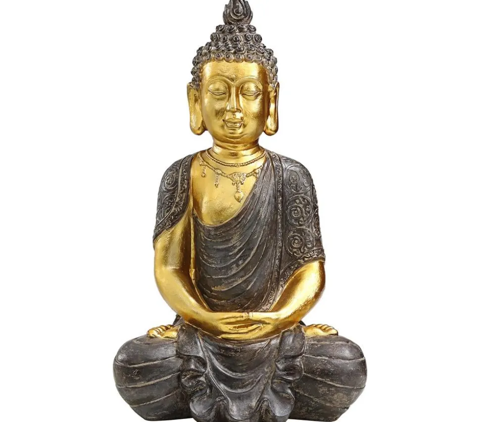 Dehner Polyresin-Buddha, 32 x 22,5 x 52,5 cm